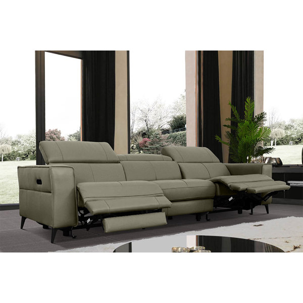 Orren Ellis 113'' Wide Home Theater Theatre Sofa Wayfair Canada